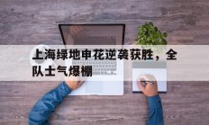 开云平台-上海绿地申花逆袭获胜，全队士气爆棚的简单介绍